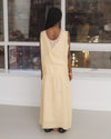BASERANGE 25 Autumn/Winter GARLIN Dress Portugal BAS-DRGA-FL-AU25-ANA YELLOW